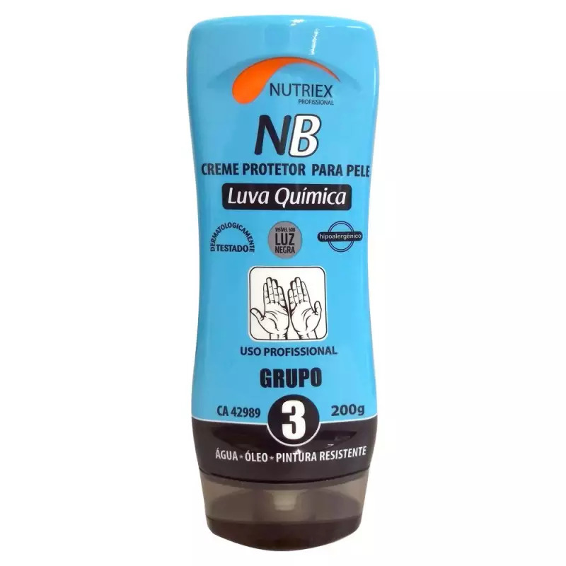 LUVA QUIMICA  ANTI BACTERICIDA GRUPO 3  200G NUTRIEX