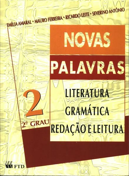 Novas palavras - vol 2 - livro do Mestre