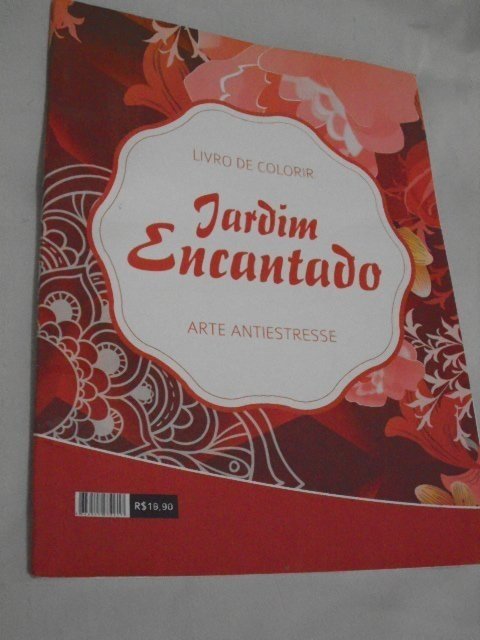 Jardim encantado arte anti estresse (livro para colorir)