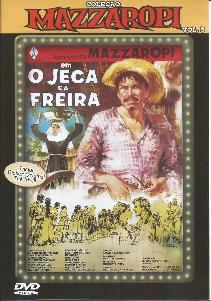 DVD O Jeca e a freira - Col Mazzaropi vol 5