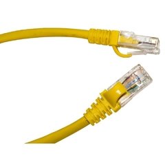 Cabo de rede RJ45 Ethernet Cat5e amarelo 1,5 m