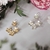 Aros Flora Maxi Plata o Bronce