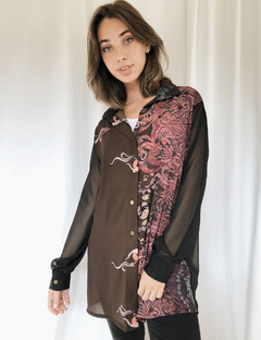 Camisa Oversize Ursula Choco