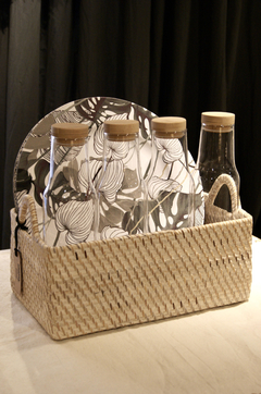CANASTO RATTAN NATURAL
