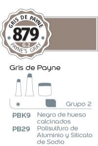 Acrilico Alba G2 x 18ml. (879) Gris de payne