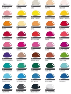 Pintura para tela alba x 40ml. Azul milos - comprar online