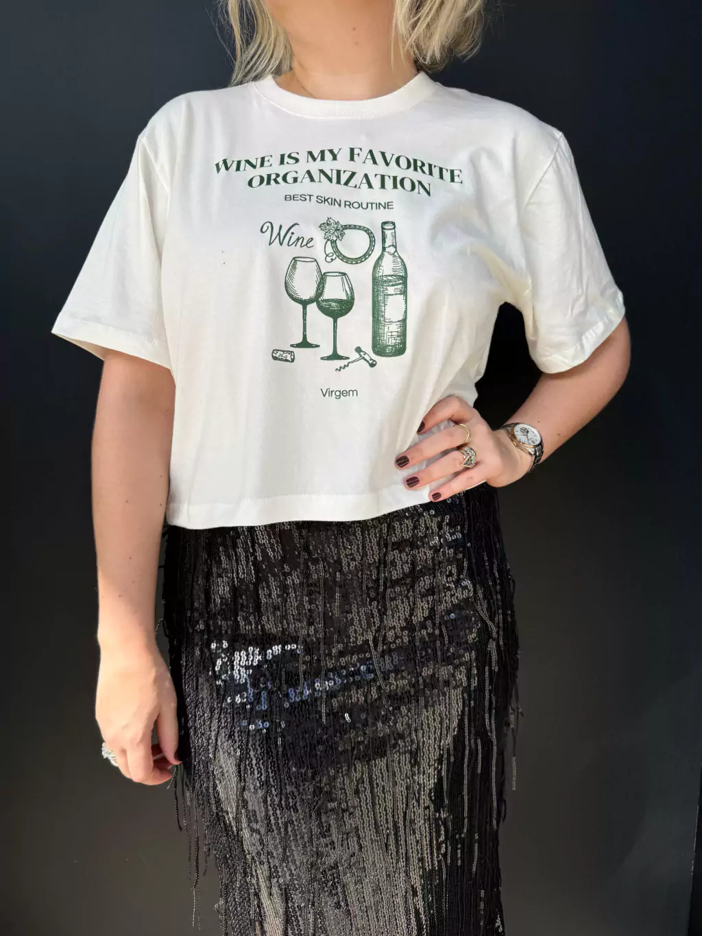 Blusa Cropped Signos Virgem