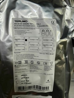 bolsa de sangre triple con cpda-1 x 450ml caja x 40unidades TERUMO
