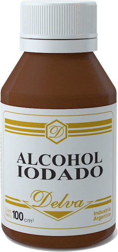 ALCOHOL IODADO X 100ml DELVA - comprar online