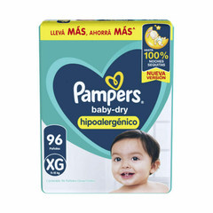 PAÑALES BABYDRY MES CONSUMO XG (EXTRAGRANDE) pack (2 paq x 96 unidades)