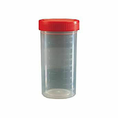 Frasco recolector graduado 200ml PP x 275u. DELTALAB