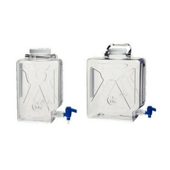 Bidón rectangular NALGENE con canilla, policarbonato PC 20 Lts (2322-0050)