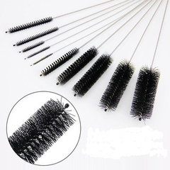 Cepillos de cerda negra para limpieza de probetas chicas 35mm diametro x 300mm largo LEONE(x unidad)