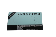 Guantes examen nitrilo sin polvo L (large) /CURE GUARD cajón x 1000 en internet