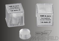 CUBREOBJETOS DE VIDRIO REDONDOS 30MM DIAM. CAJA X 100U SUPERIOR