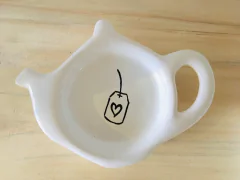 Porta saquitos de te pintados - Chez Deco