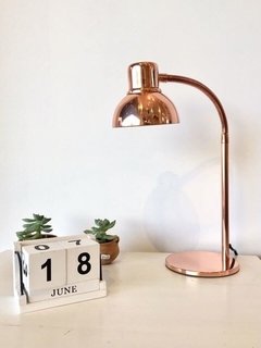 Velador flexible cobre - Chez Deco