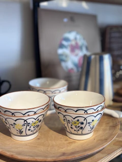 Bowls yellow flowers - comprar online