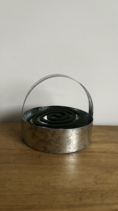 Porta Espiral Zinc - Chez Deco