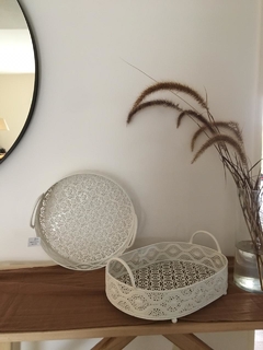 Bandejas caladas White