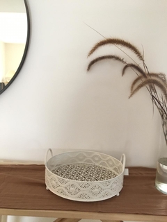 Bandejas caladas White - comprar online