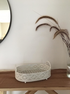 Bandejas caladas White - tienda online
