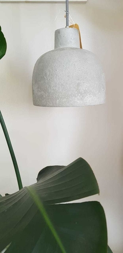 Lampara de techo cemento - Chez Deco