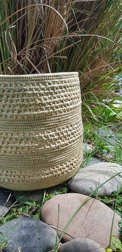 Canasto palma 30x30 trenzado - comprar online