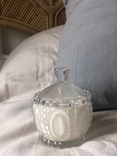 Vela con tapa motivos varios - Chez Deco