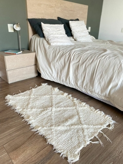 Alfombra telar con rombos - comprar online