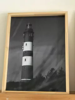 Cuadro Faro rayas - comprar online