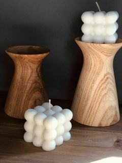 Candelabros de madera