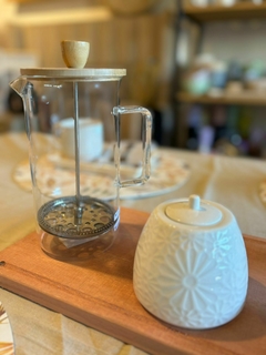 Cafetera embolo Wood - comprar online