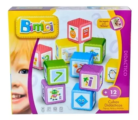 Cubos Didacticos Bimbi x 12 - comprar online
