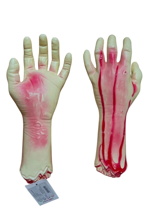 BRAZO MANO C/SANGRE HALLOWEEN DISFRAZ
