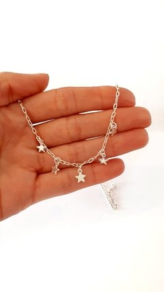 Collar Estrellitas Plata en internet