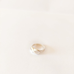 Anillo Infinito Bombé Plata - Joyas MG Plata y Oro