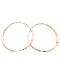Aros Argolla (6 cm) gruesos. Plata y Oro en internet