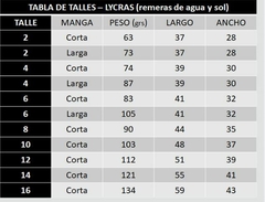 Remera UV+50 manga larga Folau (2 a 6 años) - comprar online