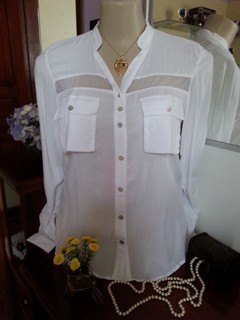 Camisa Branca manga longa