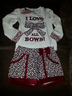 conjunto infantil de short menina Turma da Malha, tamanho Baby 1,2,