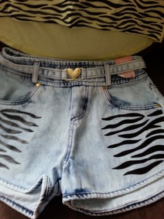 conjunto infantil de shorts Turma da Malha, jeans tamanho 10 na internet