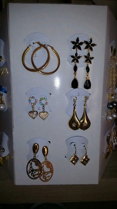 Brincos folhado a ouro