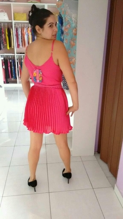 Vestido detalhe plissado - comprar online