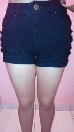 Shorts jeans preto