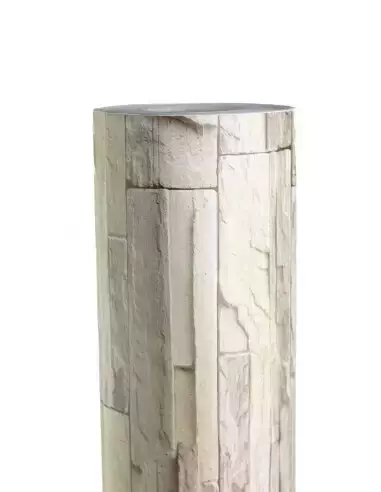 PIEDRA CALIZA CLARA - Rollo Empapelado Adhesivo