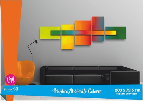 Cuadro Políptico Abstracto