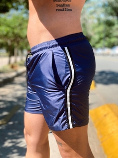 Short de Baño Blue Strippes - comprar online