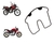 JUNTA GUARNICAO TAMPA VALVULA HONDA CB 300 VEDAMOTOS VE05016000001 - comprar online