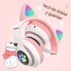 Imagen de Auricular Oreja Gatito Led Inalámbricos Bluetooth